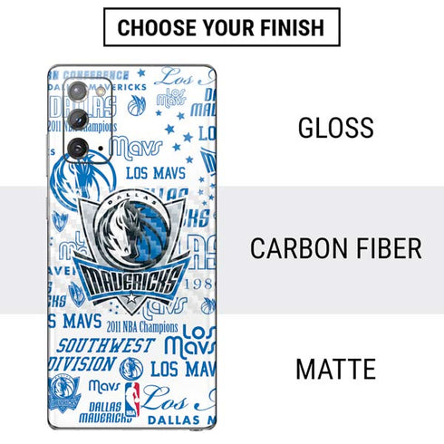 NBA Dallas Mavericks Historic Blast Galaxy Note20 5G Skin